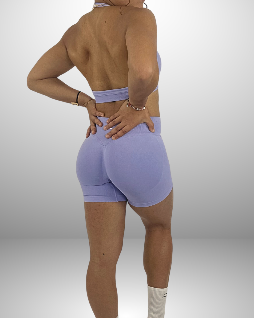 Le Short Ventre Plat Lavande