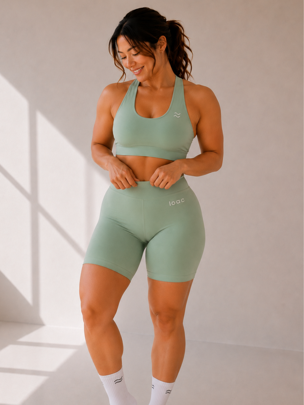 Le Short Ventre Plat Sauge