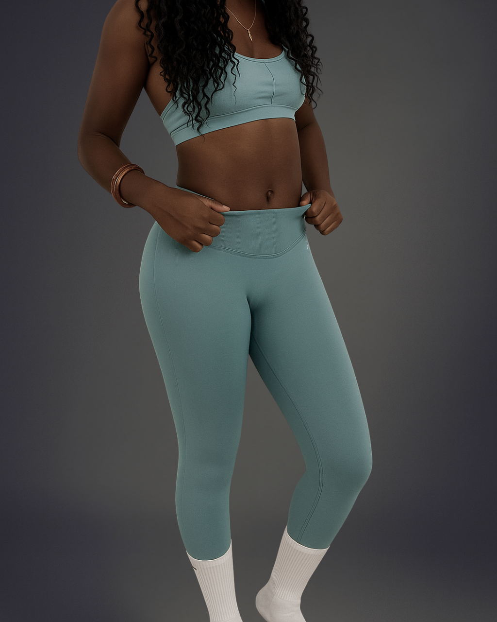 Le Legging Ventre Plat Sauge