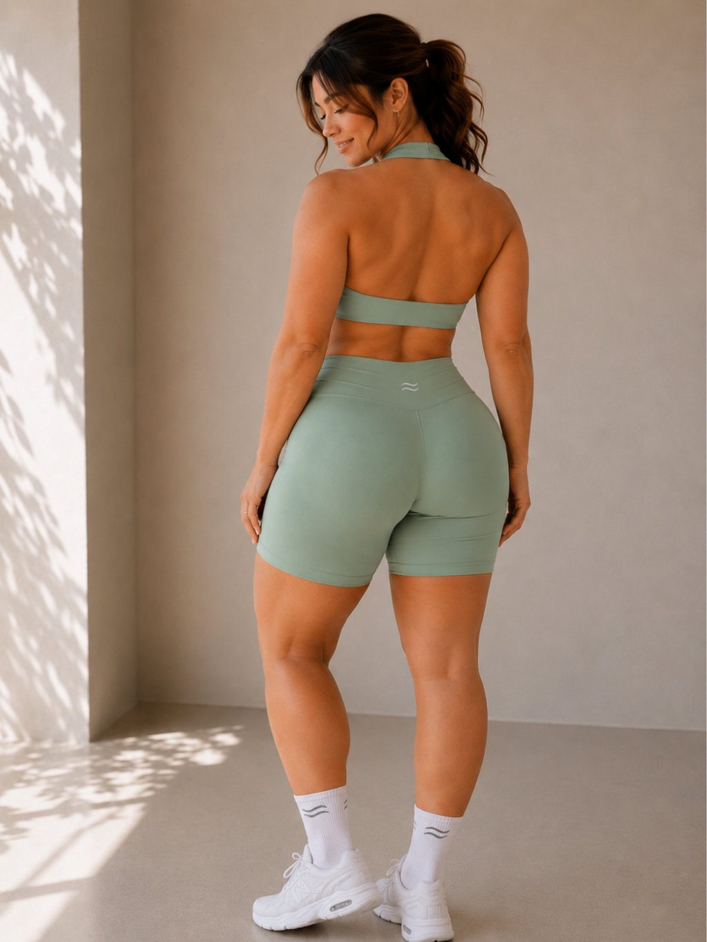 Le Short Ventre Plat Sauge