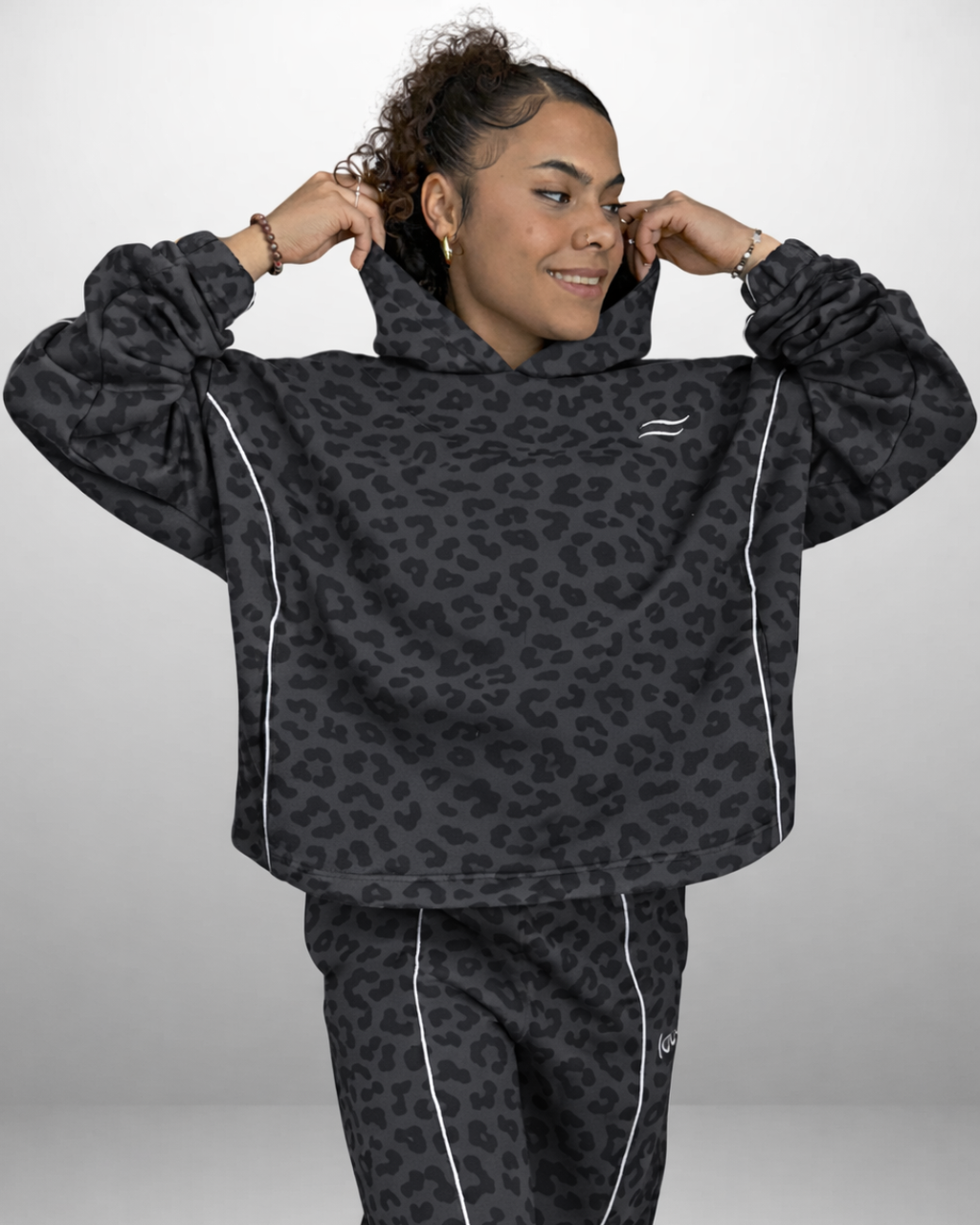 Sweat à capuche mixte Roar