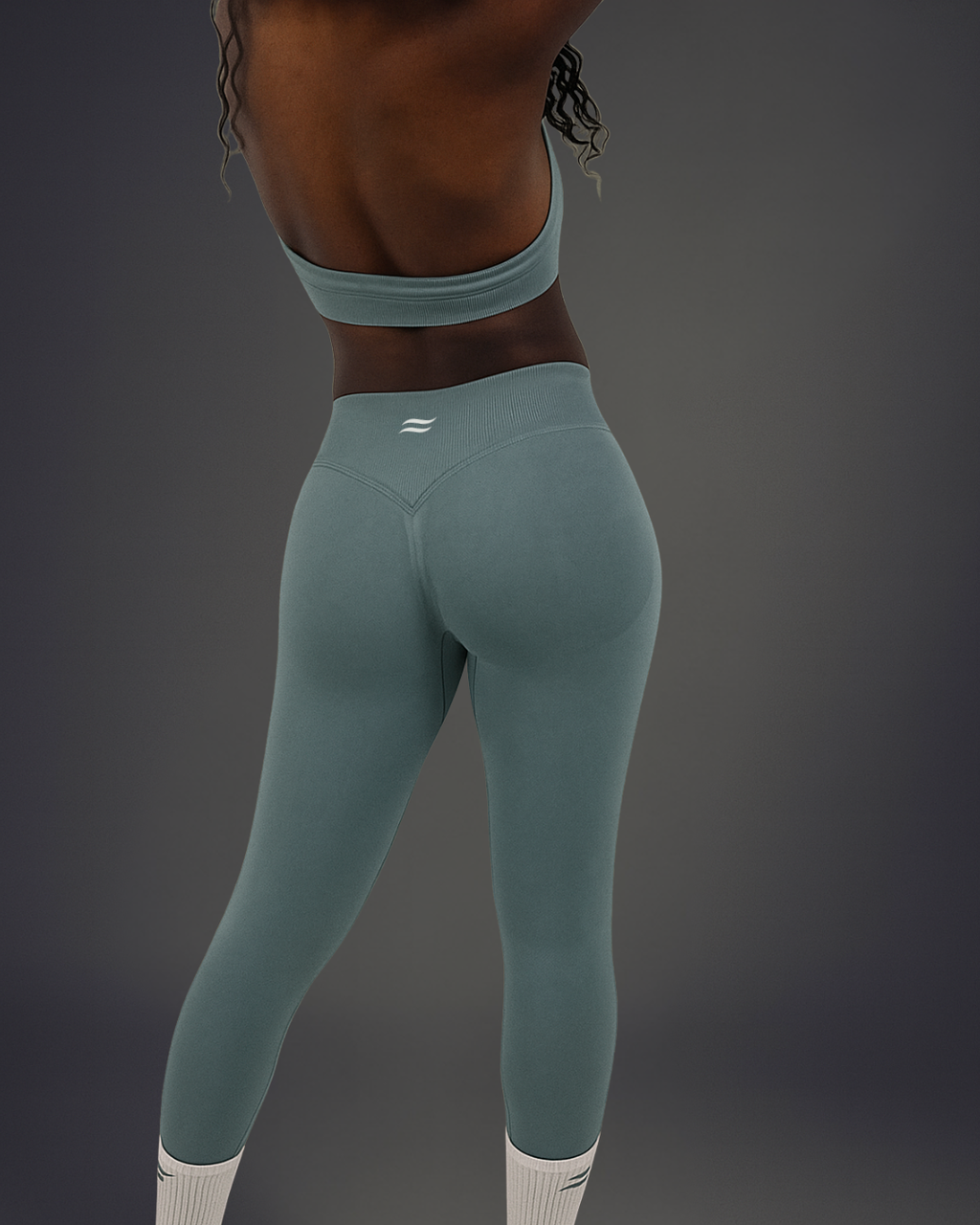 Le Legging Ventre Plat Sauge