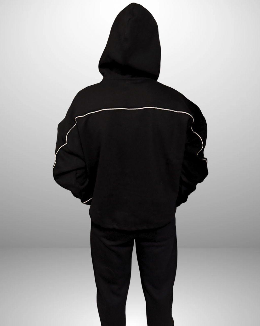 Sweat à capuche mixte Onyx