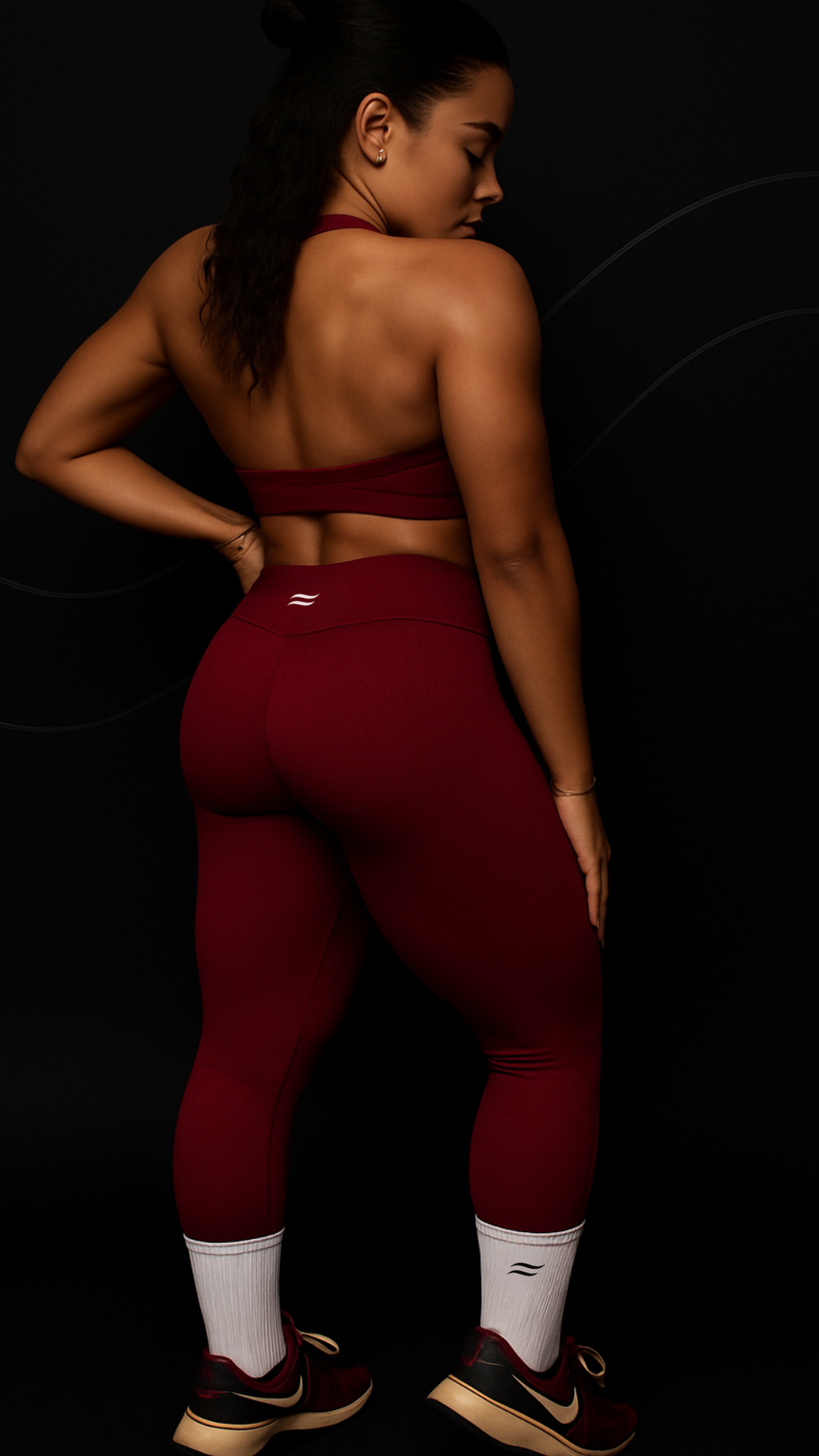Legging sculp cherry
