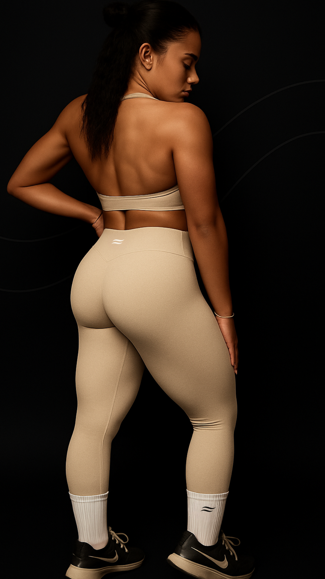 Legging sculp dune